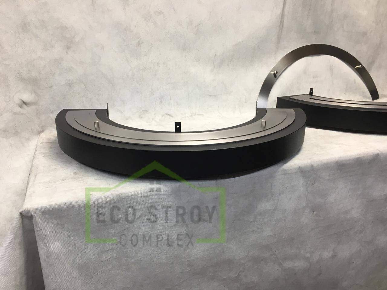 Настенный биокамин вокруг колоны