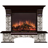 Каминокомплект Glenrich Бостон Карелия (венге)+Arte 28