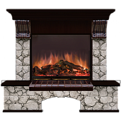 Каминокомплект Glenrich Бостон Карелия (венге)+Arte 23