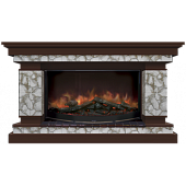 Каминокомплект Glenrich Лорд Карелия 86 (дуб)+Rondo S86