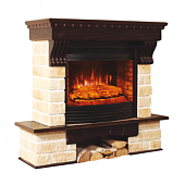 Каминокомплект InterFlame Экстер WS (дуб)+Panoramic 25 LED FX