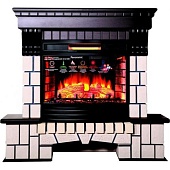 Каминокомплект InterFlame Экстер (махагон)+Panoramic 25 LED FX QZ