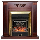 Каминокомплект Royal Flame Lumsden (махагон коричневый антик)+Majestic FX Brass