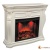 Каминокомплект InterFlame Флемингстоун (белый)+Panoramic 33 LED FX в Иваново