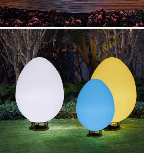 Светильник Яйцо 43х80 питание от 220В, RGB