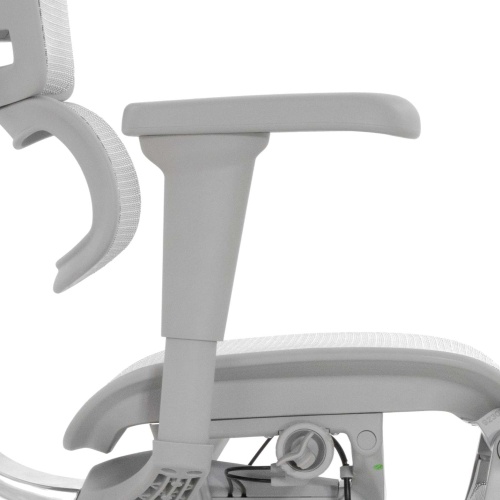 Ортопедическое кресло Falto Ergohuman 2 Ultra Footrest Серое