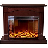 Каминокомплект Меркурий Lyon-J (темный дуб)+Prizma