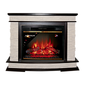 Каминокомплект InterFlame Памир (венге)+Jupiter Brass