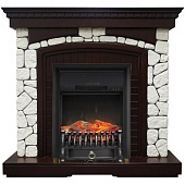 Каминокомплект Royal Flame Glasgow (темный дуб)+Fobos FX Black