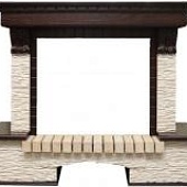 Портал Royal Flame Pierre Luxe мелкий сланец бежевый под очаг Jupiter FX New / Dioramic 28 LED FX / Symphony 2608 EU/ 2624-L