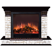 Каминокомплект Glenrich Панорама Алтай Sharm 33 (венге)+Sharm 33 BL