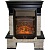 Каминокомплект Меркурий Stone-M сланец (венге)+Majestic Black