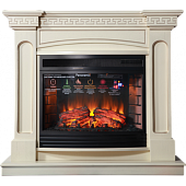 Каминокомплект InterFlame Мадея (бежевый с патиной)+Panoramic 25 Led FX