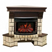 Каминокомплект Real Flame Stone Corner New (античный дуб)+FireField 25 S IR