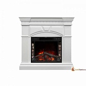 Каминокомплект Alex Bauman Sherwood (белый)+Pegas 24 FX (Шервуд)