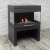 Биокамин напольный SteelHeat FAMILY черный SteelHeat