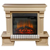 Каминокомплект Меркурий Lace White Deluxe+Europa