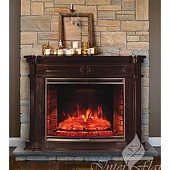 Каминокомплект InterFlame Richard (темный дуб)+Panoramic 33 Led FX