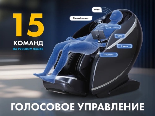 Массажное кресло FUJIMO GURU2 F800 Серый